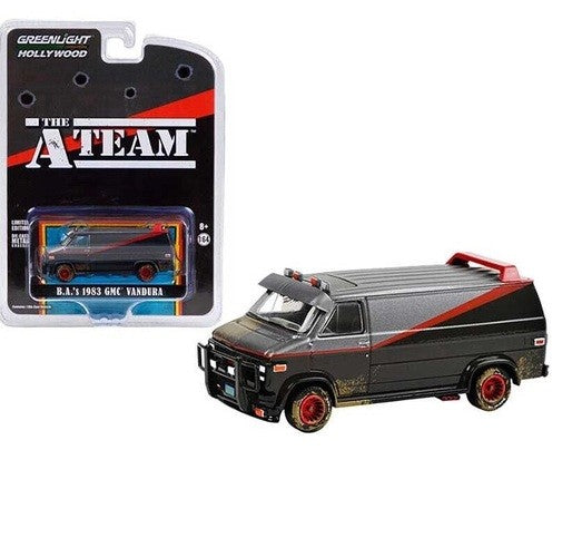 The A-Team  - 1983 GMC Vandura (Weathered Version) - Greenlight 1/64 -  44865 F