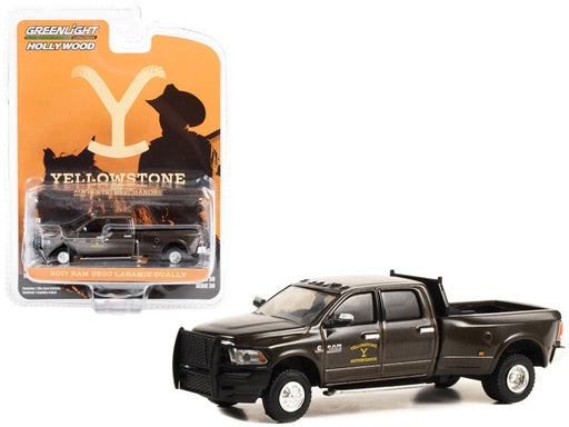Yellowstone Dutton Ranch - John Dutton's 2017 Ram 3500 Laramie Dually Pickup - Hollywood Series 38 -1/64 Greenlight - 44980 F