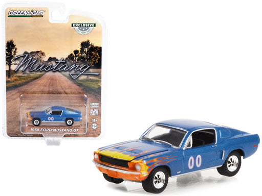 1968 Ford Mustang GT Fastback Race Car No.00 - Hobby Exclusive - 1/64 Greenlight - 30328 Passion Diecast
