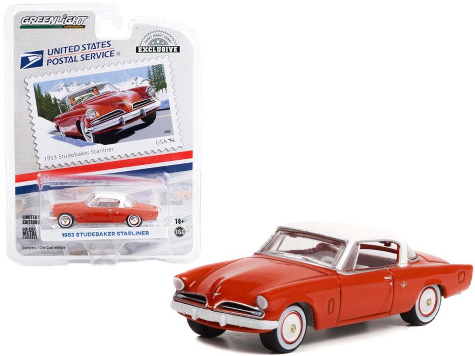 United States Postal Service (USPS) America on the Move - 1953 Studebaker Starliner - Hobby Exclusive - 1/64 Greenlight - 30361
