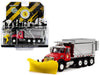 Illinois Public Works - 2019 Mack Dump Truck with Snow Plow and Salt Spreader - Hobby Exclusive - 1/64 Greenlight - 30336