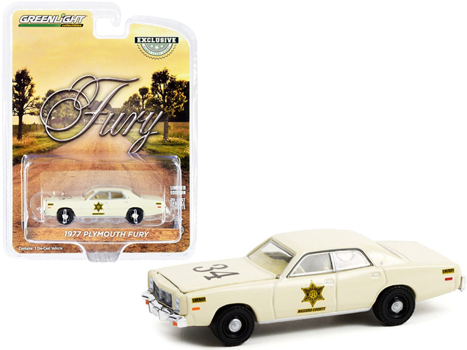 Riverton Sheriff No.34 - 1977 Plymouth Fury - Hobby Exclusive - 1/64 Greenlight - 30316