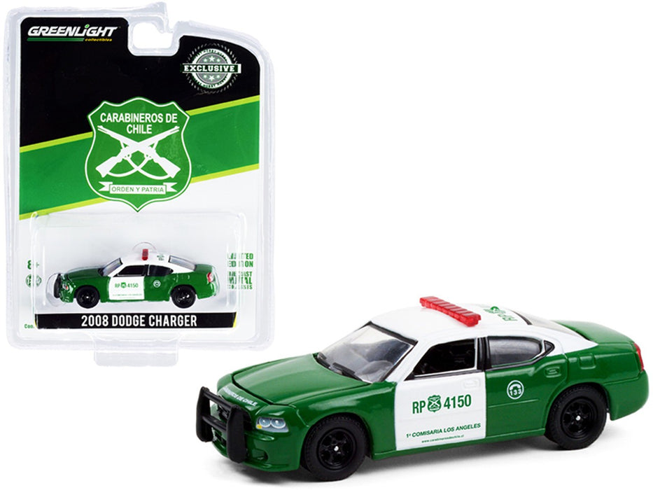 2008 Dodge Charger Police - Carabineros de Chile - Hobby Exclusive - 1/64 Greenlight - 30237