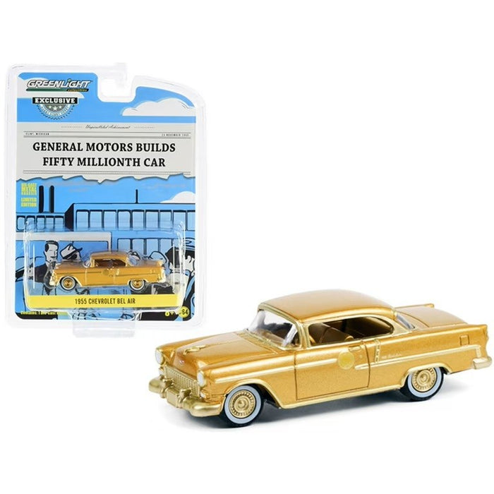 1955 Chevrolet Bel Air - The 50 Millionth General Motors Car - Hobby Exclusive -1/64 Greenlight - 30275