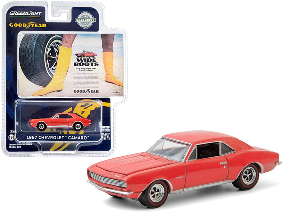 1967 Chevrolet Camaro - Wide Boots "New Wide Tread tires from Goodyear" - greenlight 1/64  Hobby Exclusive - 30195