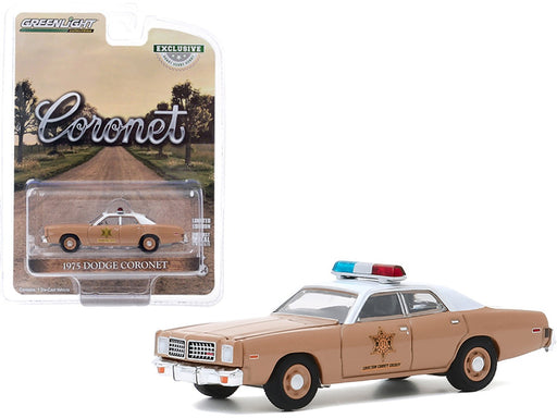 1975 Dodge Coronet - Choctaw County Sheriff - greenlight 1/64 - Hobby Exclusif - 30188 Passion Diecast 