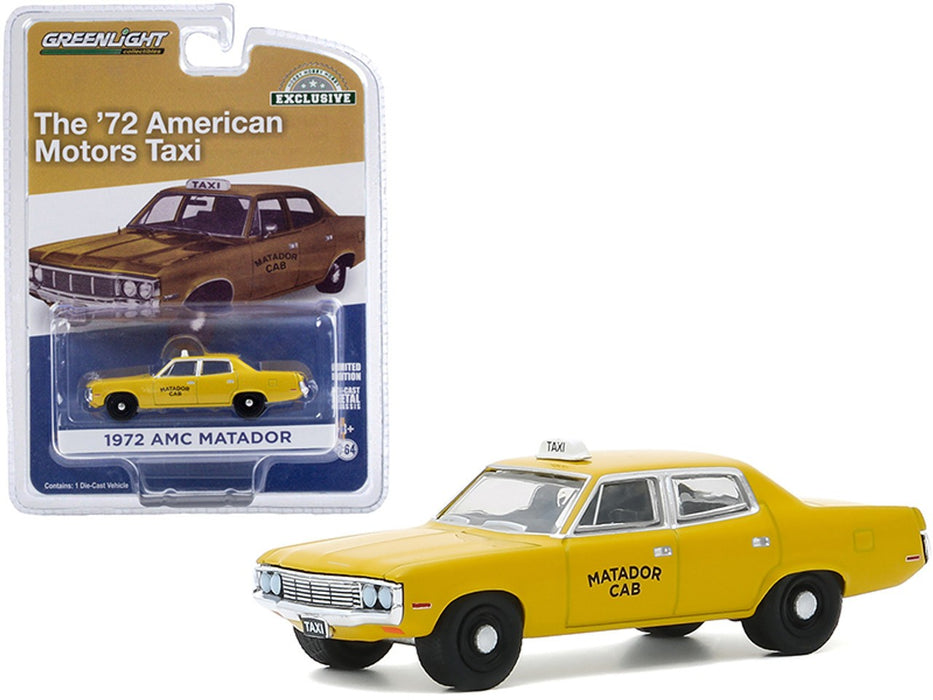 1972 AMC Matador - Matador Cab 'Fare-Master' -  greenlight 1/64 - Hobby Exclusif - 30181 -  Passion Diecast 