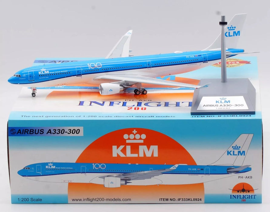 KLM Airbus A330-303 / PH-AKB / Inflight 200 / 1:200 / IF333KL0924