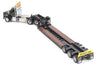 Kenworth T880 Daycab Tridem Tractor in Black with Trail King TK120 HDG Lowboy Trailer - Diecast Master - 1/50 - 71134