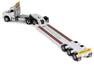 Kenworth T880 Daycab Tridem Tractor in White with Trail King TK120 HDG Lowboy Trailer - Diecast Master - 1/50 - 71139