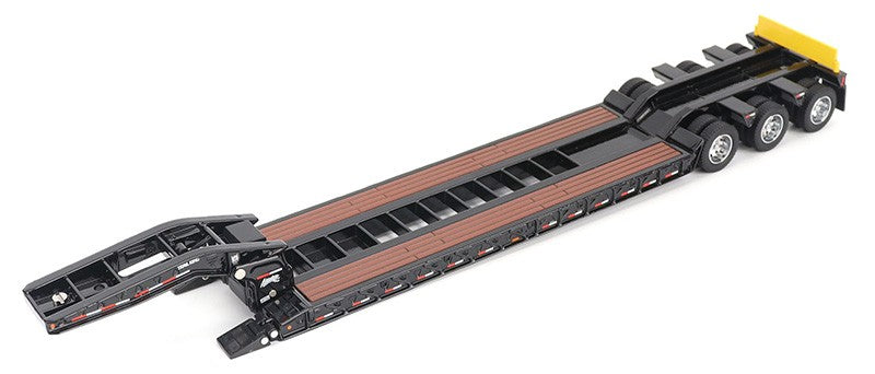 Trail King TK120 Hydraulic Detachable Gooseneck Lowboy Trailer in Black -  Diecast Master - 1/50 - 71136