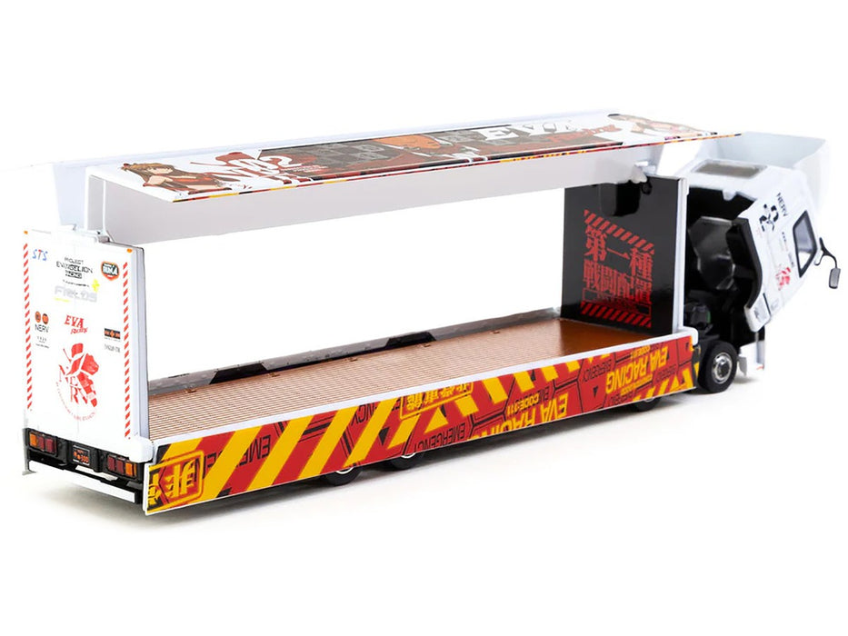 Mitsubishi Fuso Super Great EVA Racing Transporter - Tarmac Works - 1/64 - T64T-TL001-EVA Passion Diecast