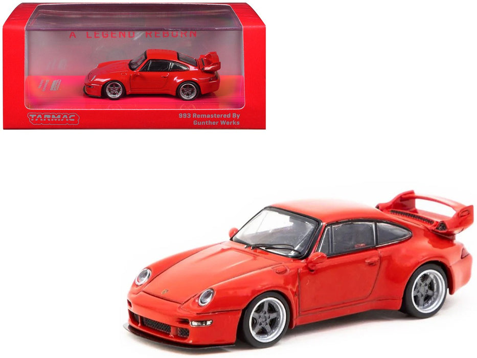 993 Remastered By Gunther Werks - Red  - Tarmac Works - 1/64 - T64R-TL054-RE Passion Diecast
