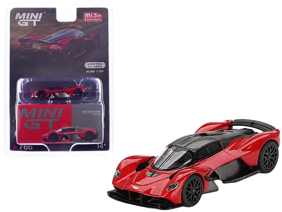 Aston Martin Valkyrie Hyper Red - Mini GT - 1:64 - MGT00766 Passion Diecast