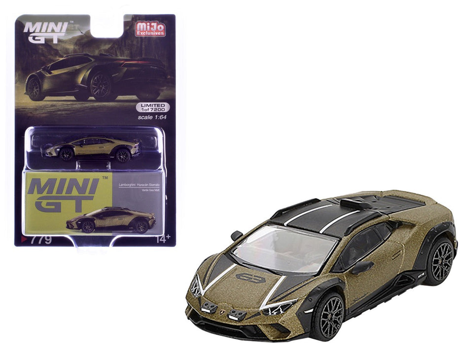 Lamborghini Huracán Sterrato Verde Gea Matt - Mini GT - 1:64 - MGT00779 Passion Diecast