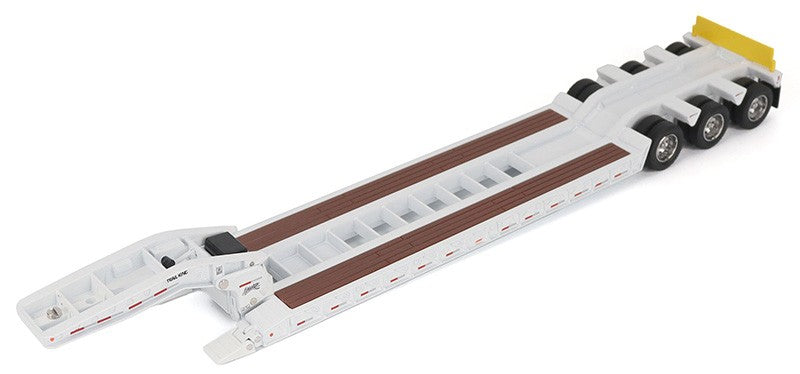 Trail King TK120 HDG Lowboy Trailer (White Regular Version) -  Diecast Master - 1/50 - 71138
