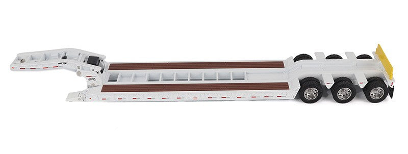 Trail King TK120 HDG Lowboy Trailer (White Regular Version) -  Diecast Master - 1/50 - 71138