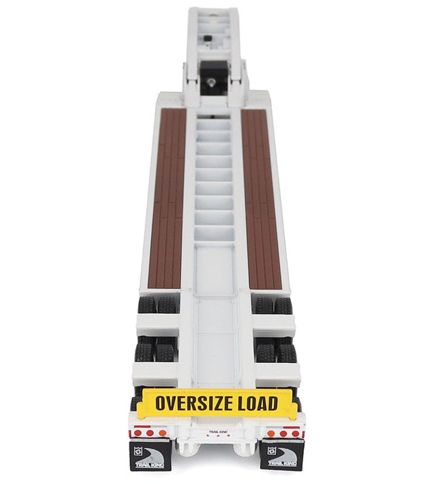 Trail King TK120 HDG Lowboy Trailer (White Regular Version) -  Diecast Master - 1/50 - 71138