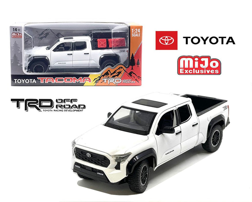 Toyota Tacoma TRD Off-Road Edition - White - Mijo Exclusive - 1/24 - H08778-WH Passion Diecast