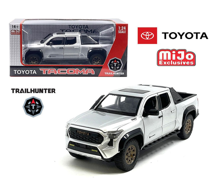 Toyota Tacoma Trailhunter Edition - Silver - Mijo Exclusive - 1/24 - H08777-SIL Passion Diecast
