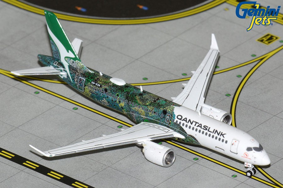 QantasLink Airbus A220-300 / VH-X4A "Minyama Kutjara Tjukurpa"  / Gemini Jets 1:400 / GJQFA2275 GJ2275