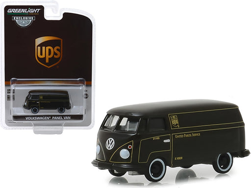 UPS - Volkswagen Type 2 Panel Van - United Parcel Service  (Hobby Exclusive) 1/64 Greenlight 30020 Passion Diecast 
