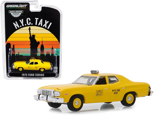 1975 Ford Torino - NYC Taxi  -  (Hobby Exclusive) 1/64 Greenlight 30058  Passion Diecast 