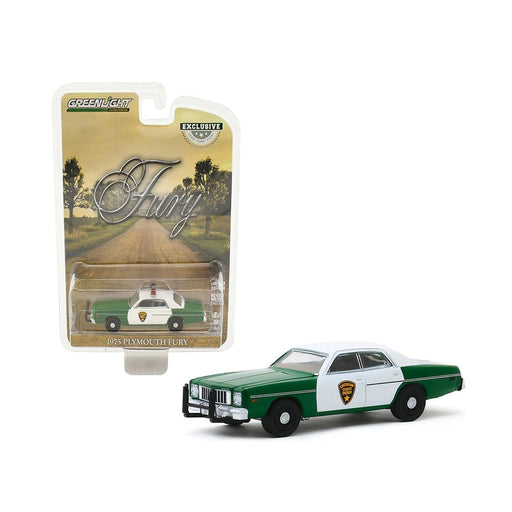 1975 Plymouth Fury - Chickasaw County Sheriff   -  (Hobby Exclusive) 1/64 Greenlight - 30141 - Passion Diecast 