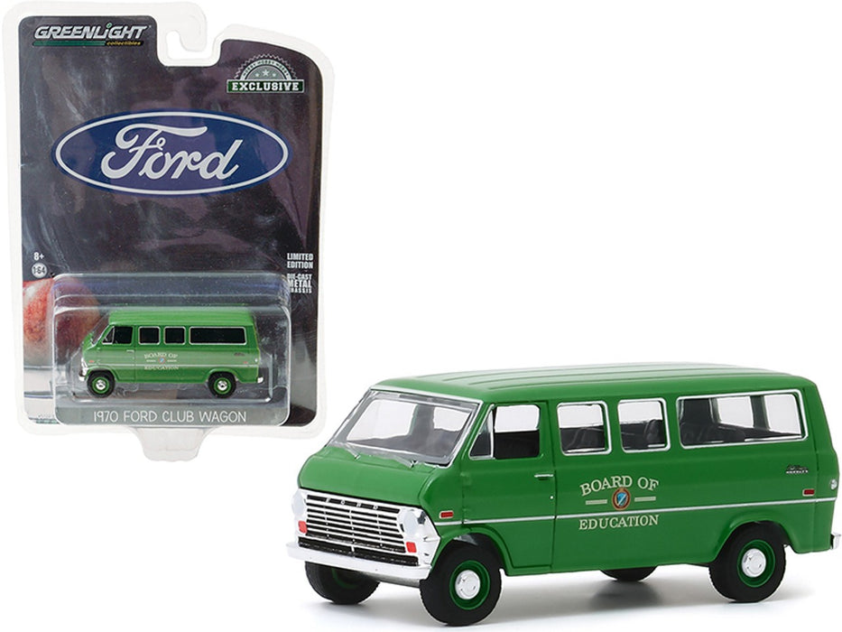1970 Ford Club Wagon - Board of Education -  (Hobby Exclusive) 1/64 Greenlight - 30170 -  Passion Diecast 