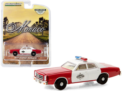 1977 Dodge Monaco - Finchburg County Sheriff  -   greenlight 1/64   Hobby Exclusif - 30203