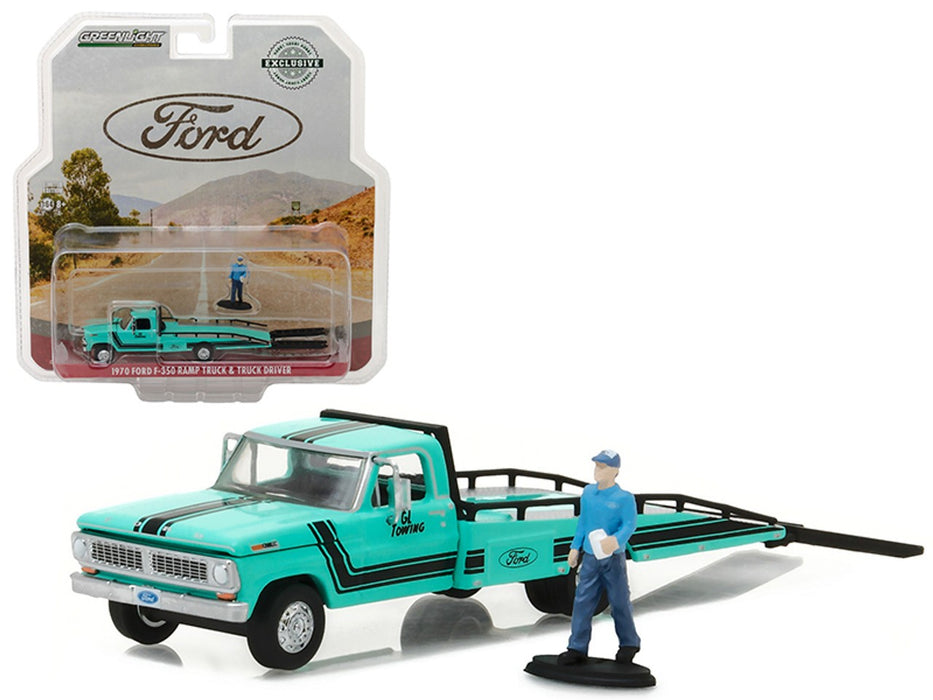 1/64 1970 Ford F-350 Ramp Model Truck  GL-29892 GREENLIGHT PASSION DIECAST