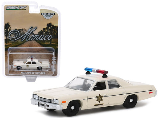 1975 Dodge Monaco - Hazzard County Sherif -  Duke of Hazzard   (Hobby Exclusive) 1/64 Greenlight 30140 -  Passion Diecast 