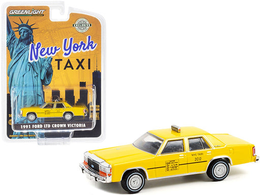 NYC Taxi - 1991 Ford LTD Crown Victoria Hobby Exclusive - 1/64 Greenlight - GL-30290