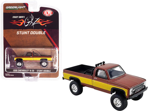 STACEY DAVID'S GEARZ - 1986 CHEVROLET K2500 - STUNT DOUBLE - FALL GUY TRIBUTE, 1-64 greenlight GL-51369