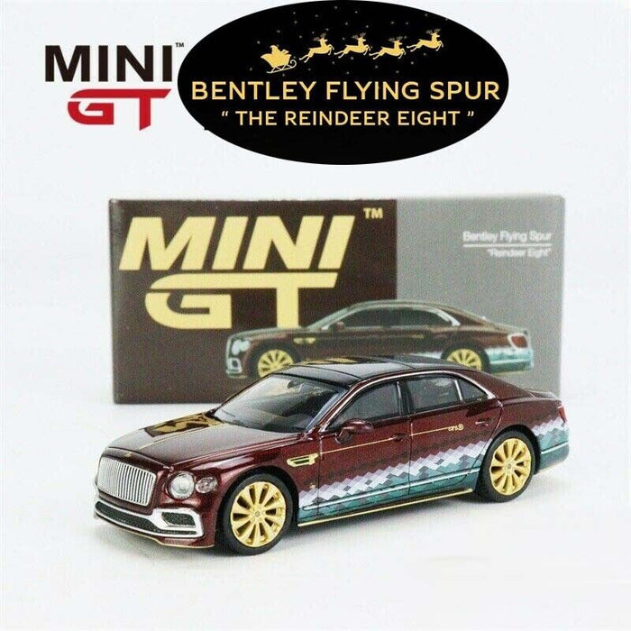 Bentley Flying Spur Reindeer Eight - 2021 Christmas Edition - China Exclusive - MINI GT 1:64 - Mijo Exclusive - MGT00285