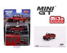 Land Rover Defender 90 Pickup - Masai Red - Mini GT - 1:64 - MGT00323 Passion Diecast
