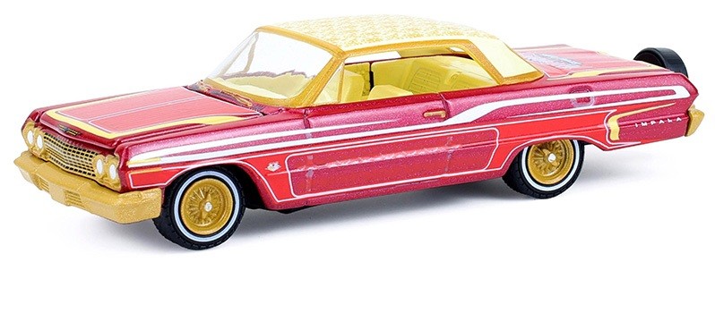 1963 Chevrolet Impala Lowrider - Michael Heralda Special Edition - Hobby Exclusive - 1/64 Greenlight - 2020001
