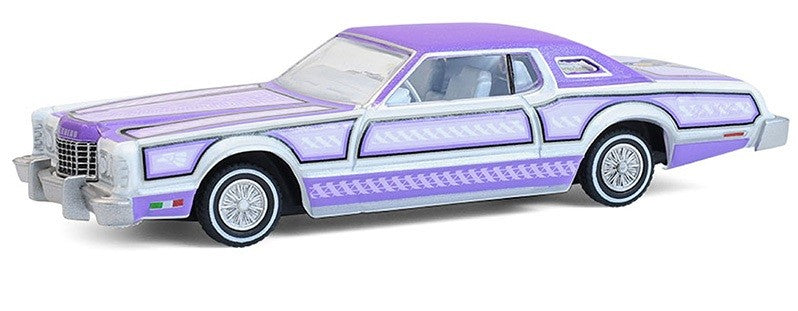 1973 Ford Thunderbird Lowrider - Michael Heralda Special Edition - Hobby Exclusive - 1/64 Greenlight - 2020003