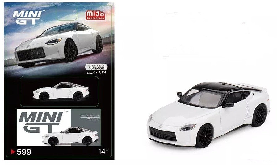 (Preorder) Nissan Fairlady Z Version ST 2023 Everest White - Mini GT - 1:64 - MGT00598 Passion Diecast