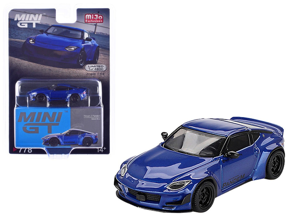 Nissan Z Pandem Seiran Blue - Mini GT - 1:64 - MGT00778 Passion Diecast