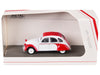 Citroën 2CV Dolly White and Red  - Schuco - 1:64 - 452037200
