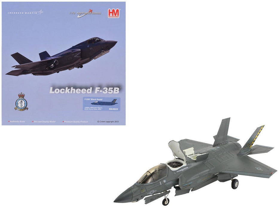 (Preorder) Lockheed F-35B Lightning II / USMC VMFA-542, WH01 Black Death, MCAS Cherry Point, NC, 2023 / Hobby Master 1:72 HA4622