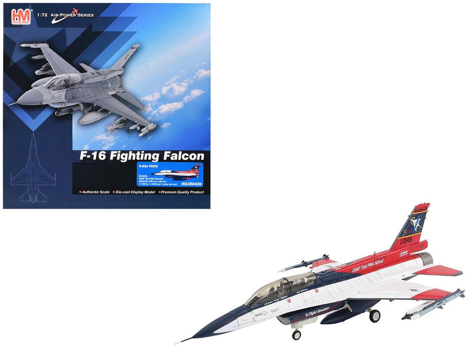 (Preorder) General Dynamics X-62A VISTA / USAF TPS, 86-0048, Edwards AFB, Skyborg 2023 & missiles / Hobby Master 1:72 HA38042B