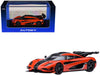 Koenigsegg One:1 (Lava Orange/Carbon) - Autoart 1/64 - 20044 - Passion Diecast 