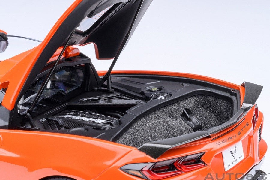 Chevrolet Corvette C8 Stingray Z51 Sebring Orange - Autoart 1/18 - 71283 - Passion Diecast 