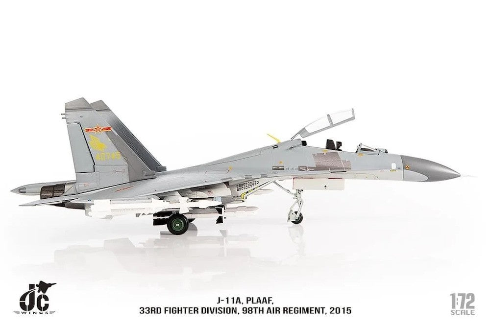 Shenyang J-11A Flanker  PLAAF 33rd Fighter Div, 98st Air Rgt, China, 2015 - JC Wings  1:72 - JCW-72-SU27-014