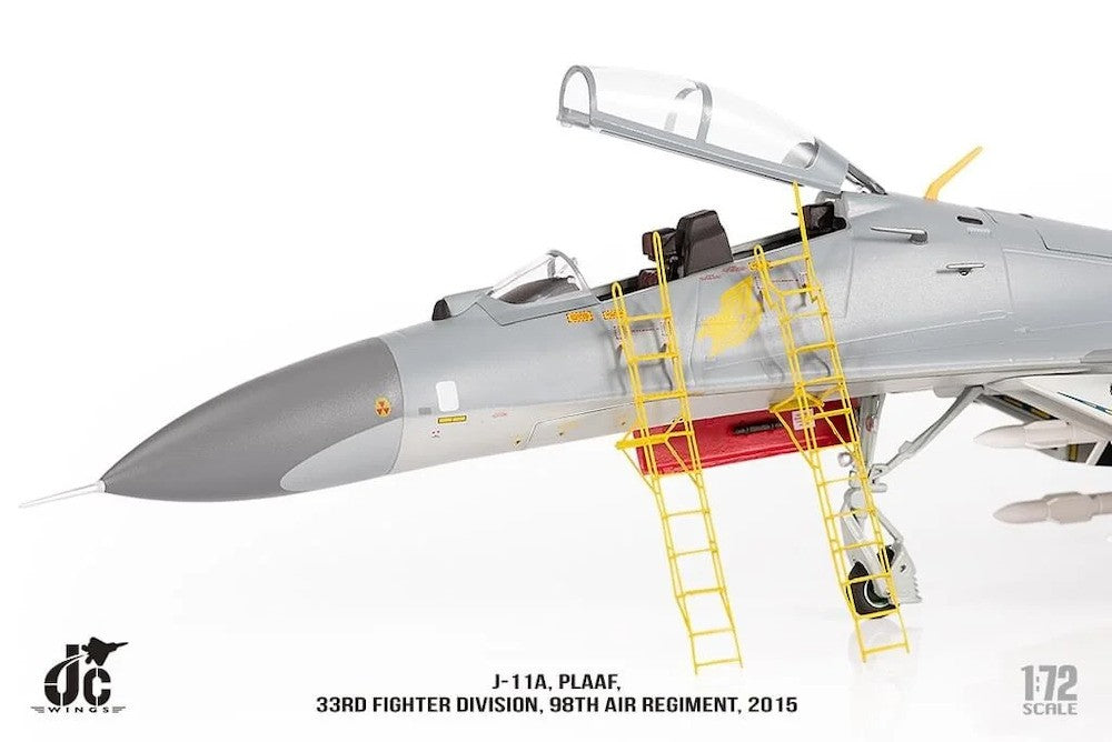 Shenyang J-11A Flanker  PLAAF 33rd Fighter Div, 98st Air Rgt, China, 2015 - JC Wings  1:72 - JCW-72-SU27-014