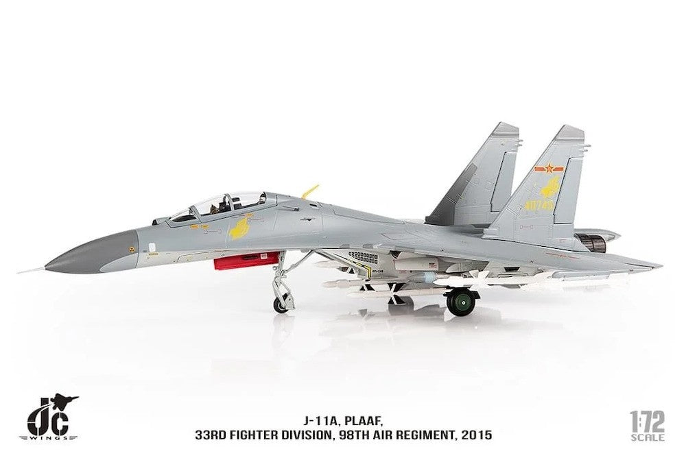 Shenyang J-11A Flanker  PLAAF 33rd Fighter Div, 98st Air Rgt, China, 2015 - JC Wings  1:72 - JCW-72-SU27-014