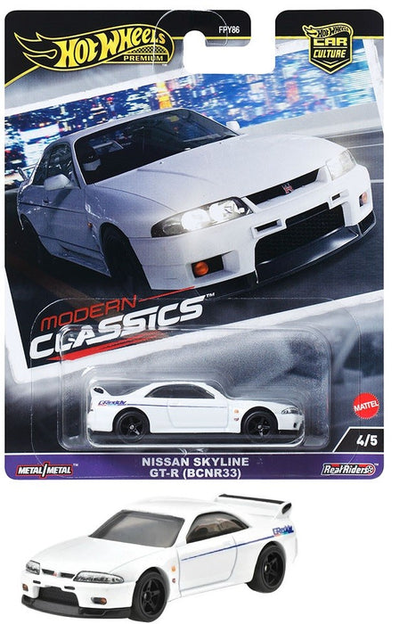 Car Culture 2024 E - Nissan Skyline GT-R (BCNR33) - Modern Classics - Hot Wheels 1:64 - HRV99 - Passion Diecast