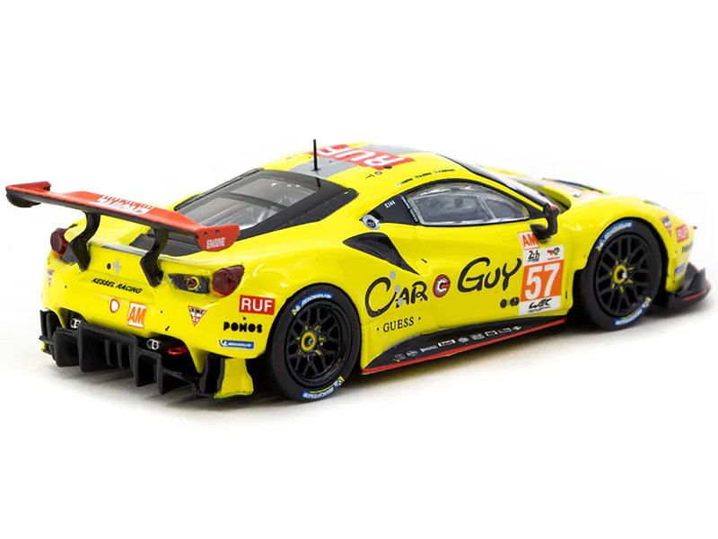 Ferrari 488 GTE No.57 24Hr Le Mans 2023 - Yellow - Tarmac Works - 1/64 - T64-071-23LM57